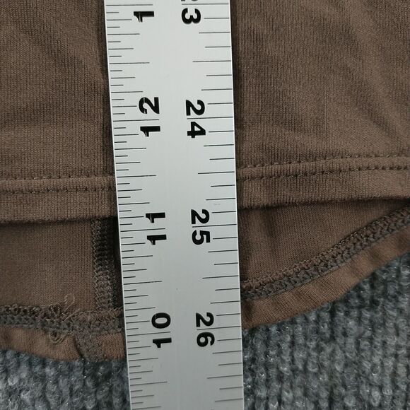 Nike Fit Dry Women's 1/4 Zip Athletic Shirt Brown Large 12-14 Raglan Sleeve - Picture 15 of 16